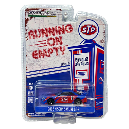 Greenlight Running on Empty 2002 Nissan Skyline GT-R 1:64 Diecast