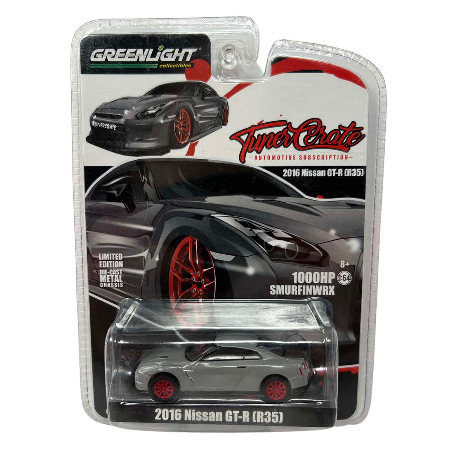 Greenlight Tuner Crate 2016 Nissan GT-R (R35) 1:64 Diecast