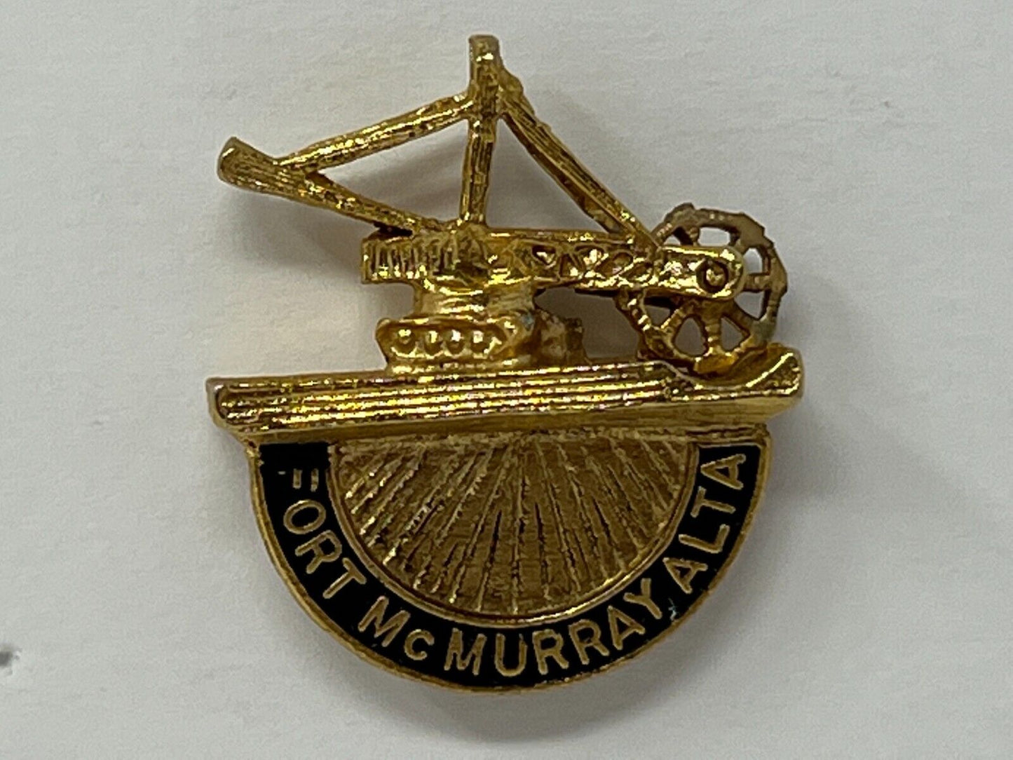 Fort McMurray, Alberta Bucket Wheel Cities & States Lapel Pin