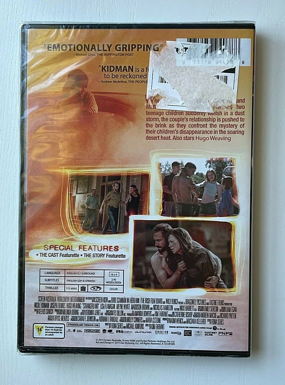 Strangerland (DVD, 2015) Nicole Kidman Hugo Weaving Drama Good Condition!!!