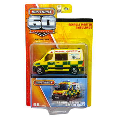 Matchbox 60th Anniversary Renault Master Ambulance 1:64 Diecast