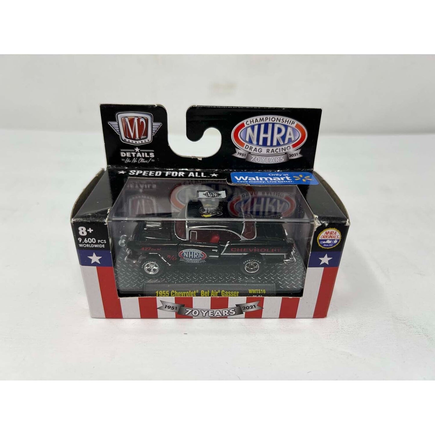 M2 Machines NHRA 1955 Chevrolet Bel Air Gasser WMTS16 1:64 Scale Diecast