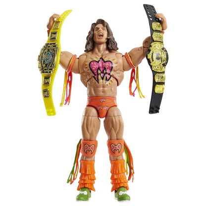 WWE Ultimate Warrior Ultimate Edition Fan Takeover Action Figure W/ Belts Mattel Toys