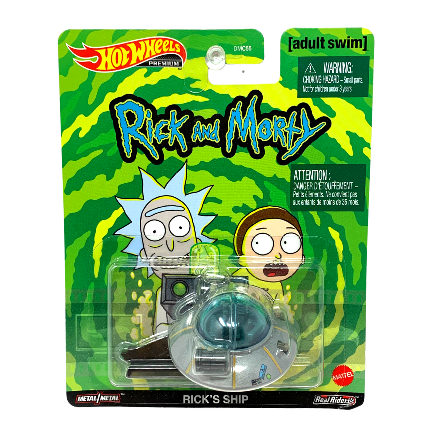 Hot Wheels Premium Rick and Morty Rick's Ship 1:64 Diecast