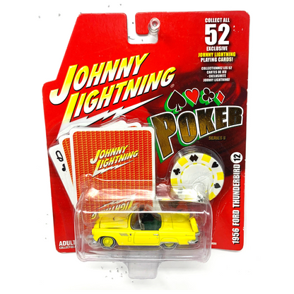 Johnny Lightning Poker 1956 Ford Thunderbird 1:64 Diecast