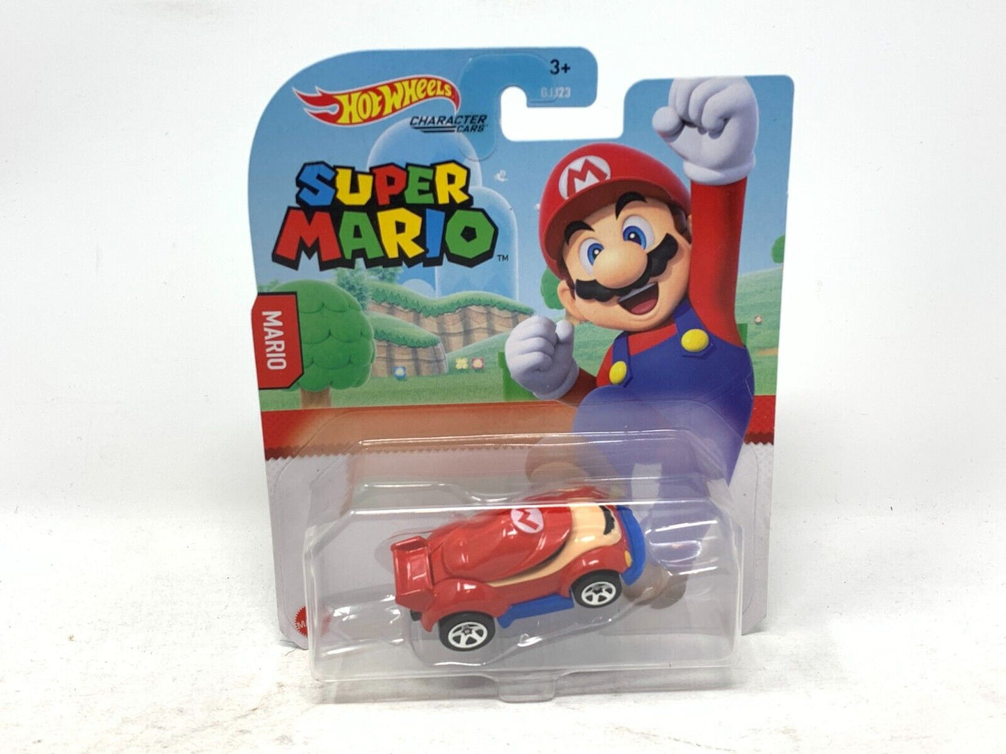 Hot Wheels Super Mario Character Cars Mario 1:64 Diecast