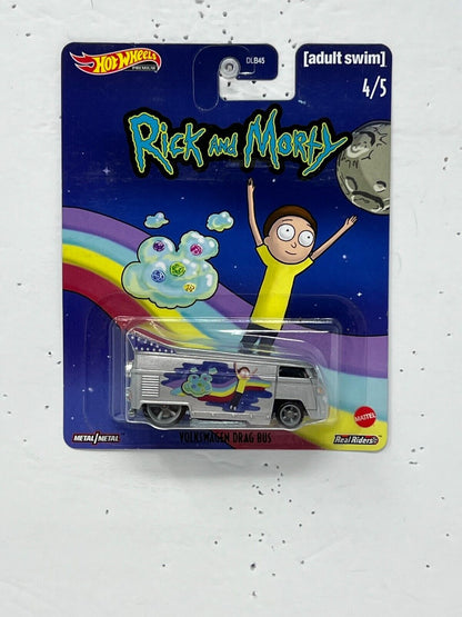 Hot Wheels Premium Rick and Morty Volkswagen Drag Bus 1:64 Diecast