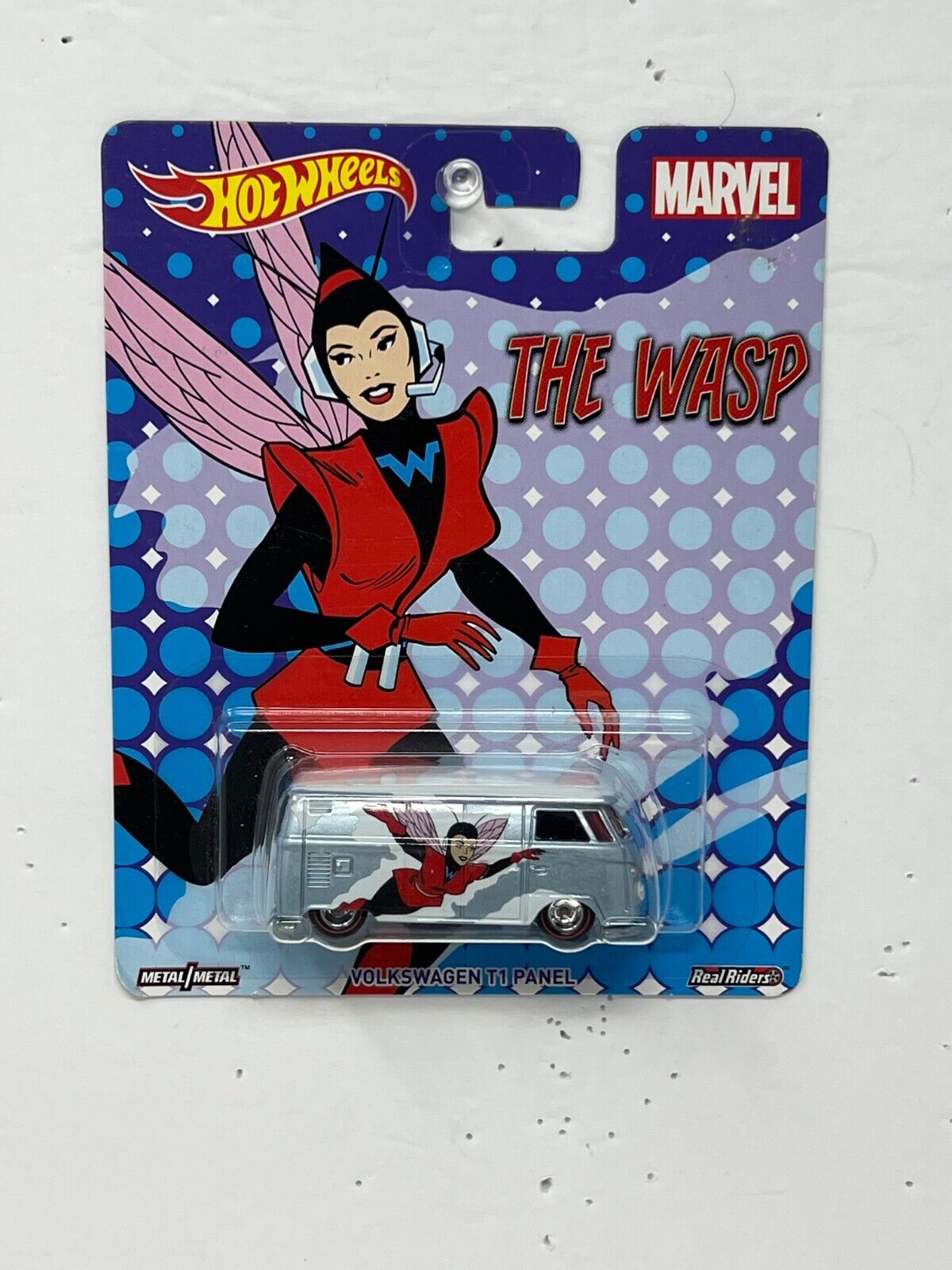 Hot Wheels Marvel The Wasp Volkswagen T1 Panel Real Riders 1:64 Diecast