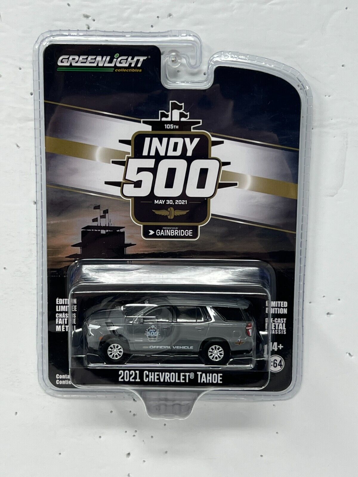 Greenlight Indy 500 2021 Chevrolet Tahoe 1:64 Diecast