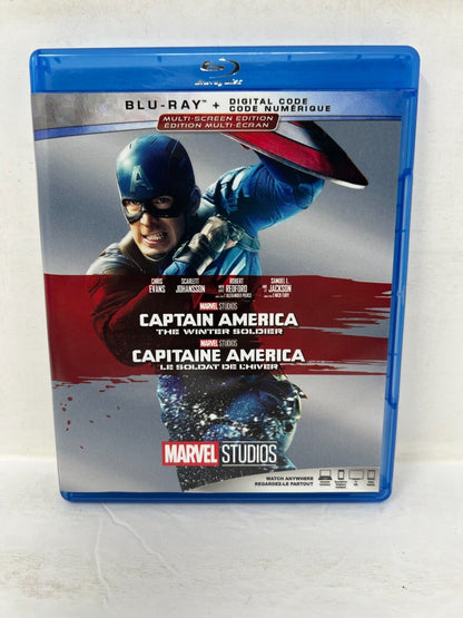 Captain America The Winter Soldier (Blu-ray, 2017) Marvel Good Condition!!!