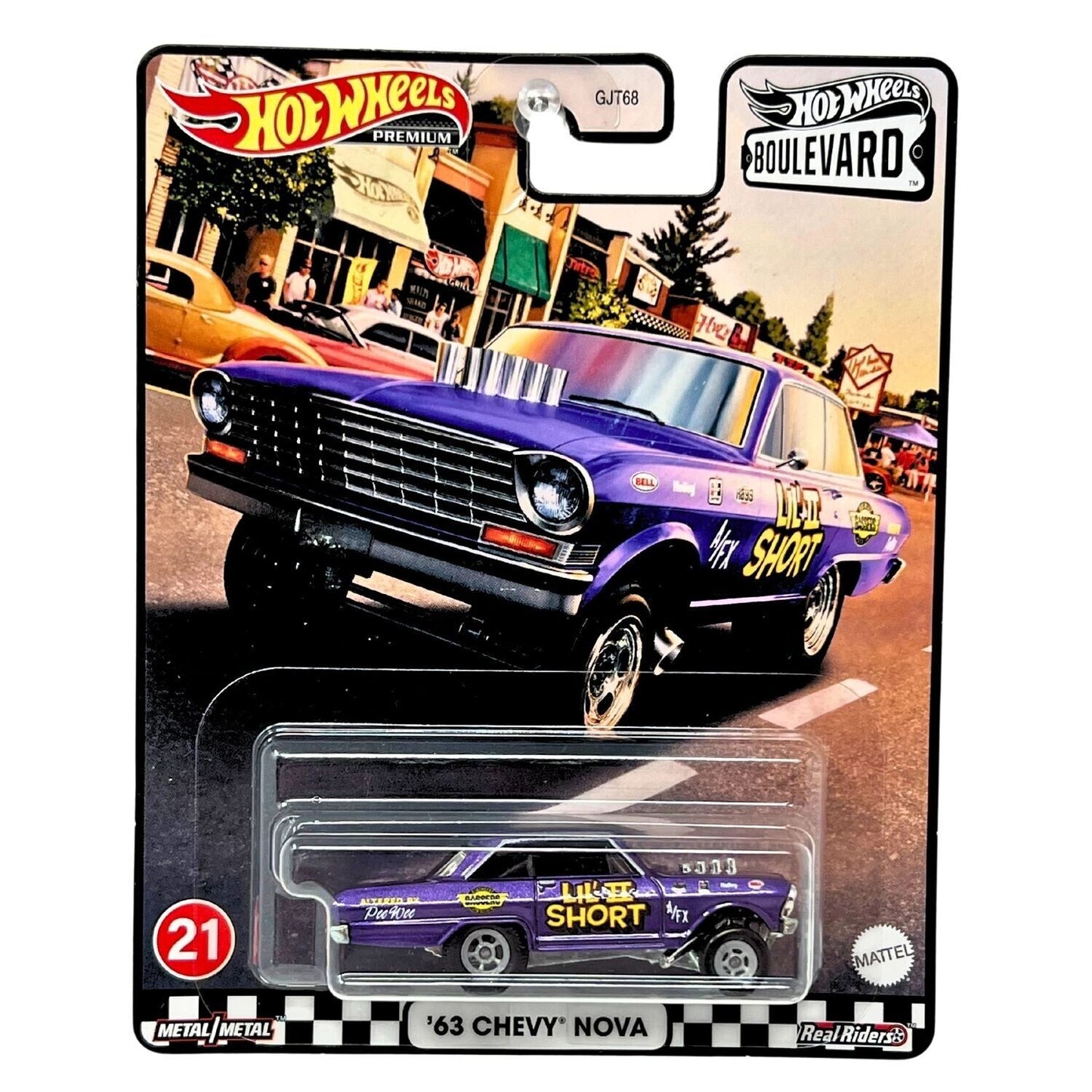 Hot Wheels Premium Boulevard '63 Chevy Nova 1:64 Diecast