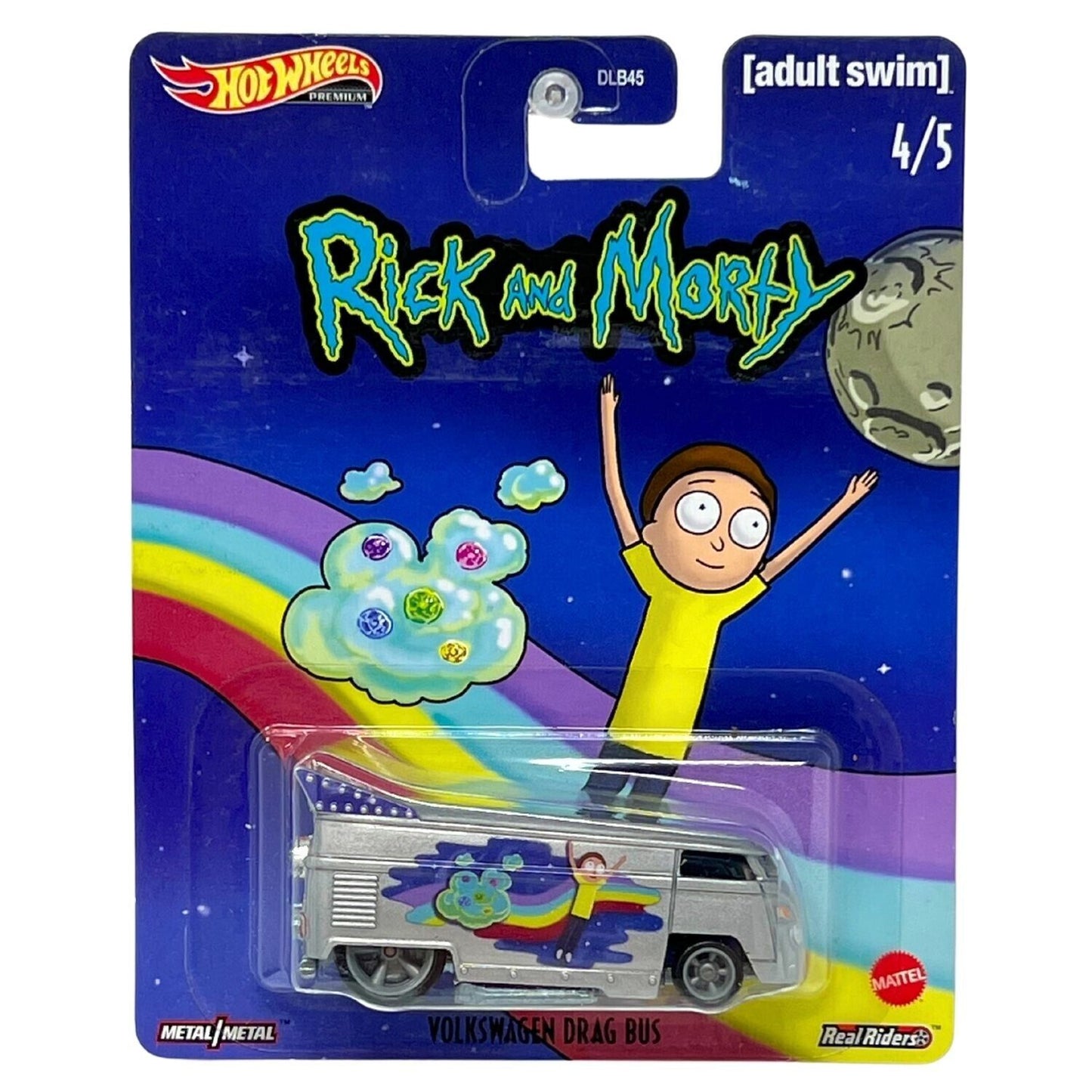 Hot Wheels Premium Rick and Morty Volkswagen Drag Bus 1:64 Diecast