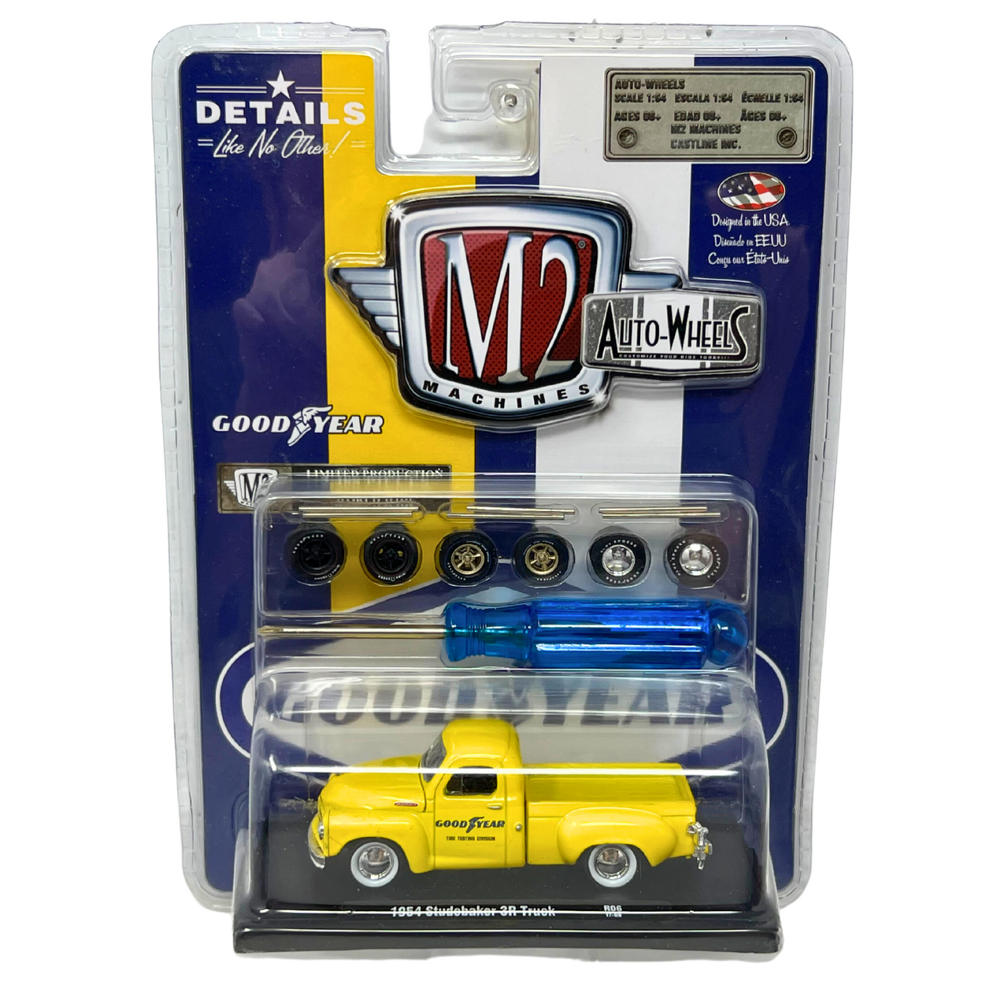 M2 Machines Auto-Wheels 1954 Studebaker 3R Truck 1:64 Diecast