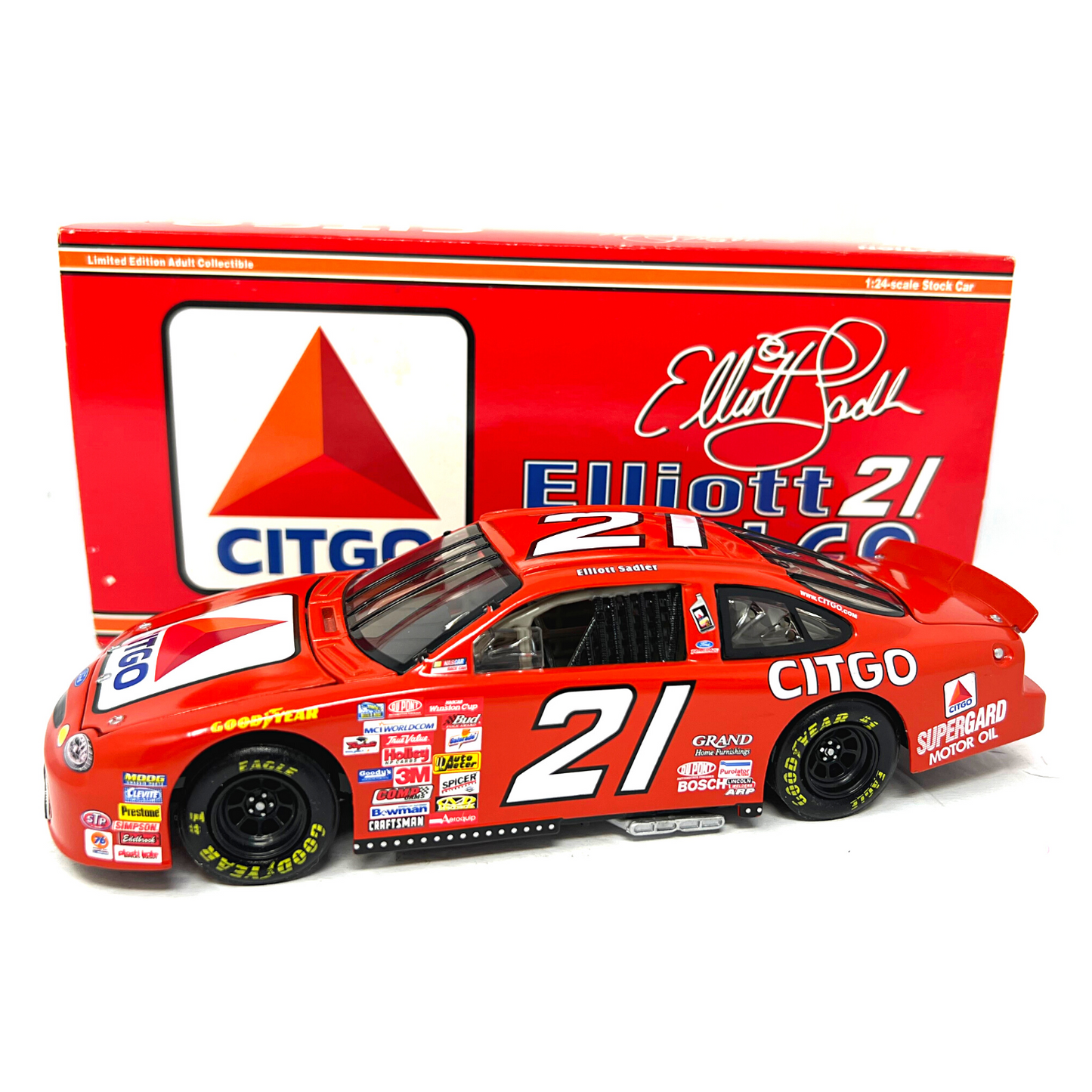 Action Nascar #21 Elliott Sadler Citgo 1999 Ford Taurus 1:24 Diecast