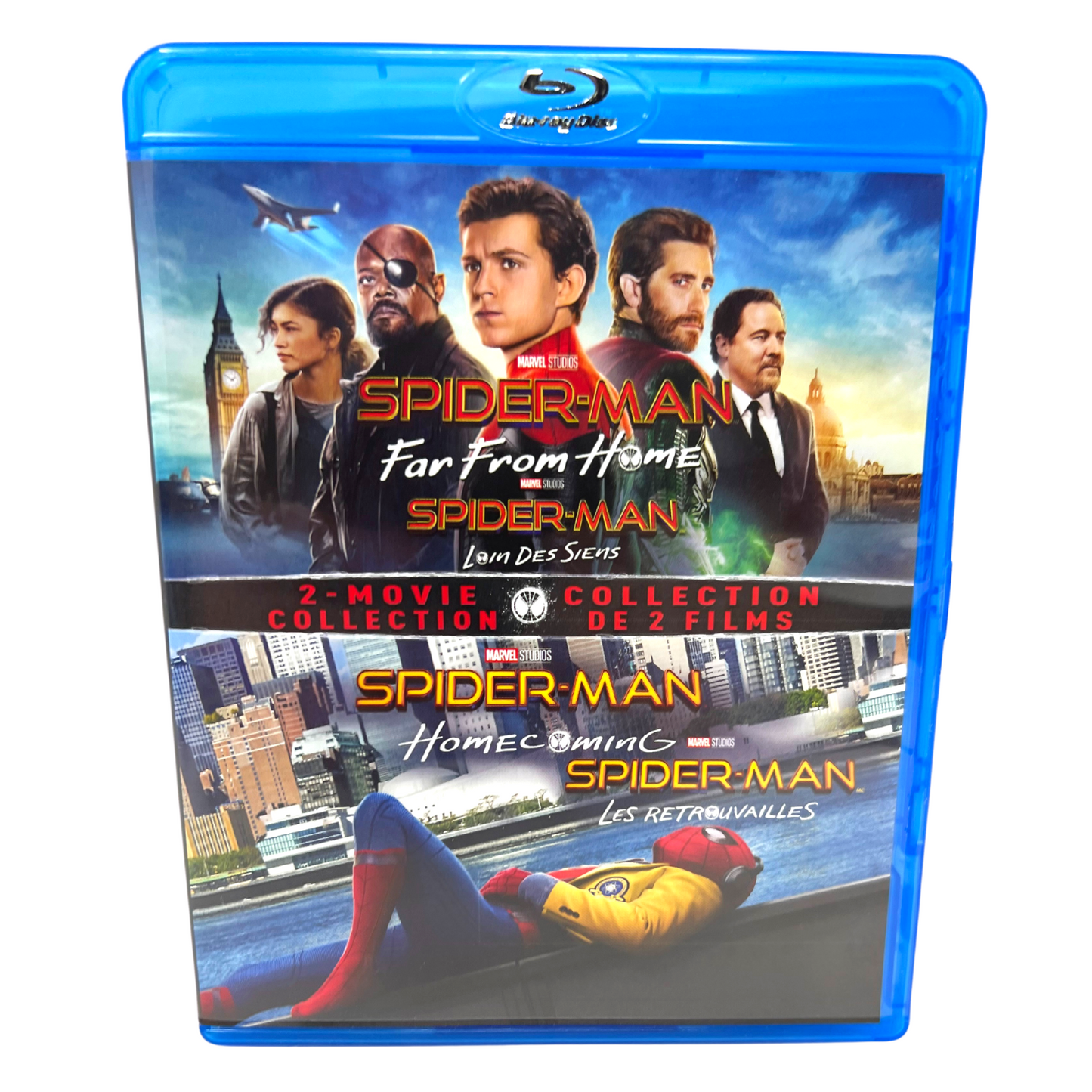 Spider-Man: Far From Home / Homecoming (Blu-ray, 2019) Marvel Good Condition!!!