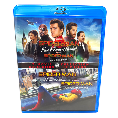 Spider-Man: Far From Home / Homecoming (Blu-ray, 2019) Marvel Good Condition!!!