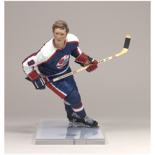 Mcfarlane NHL Bobby Hull Winnipeg Jets Blue Jersey Legends Series 5 Figure