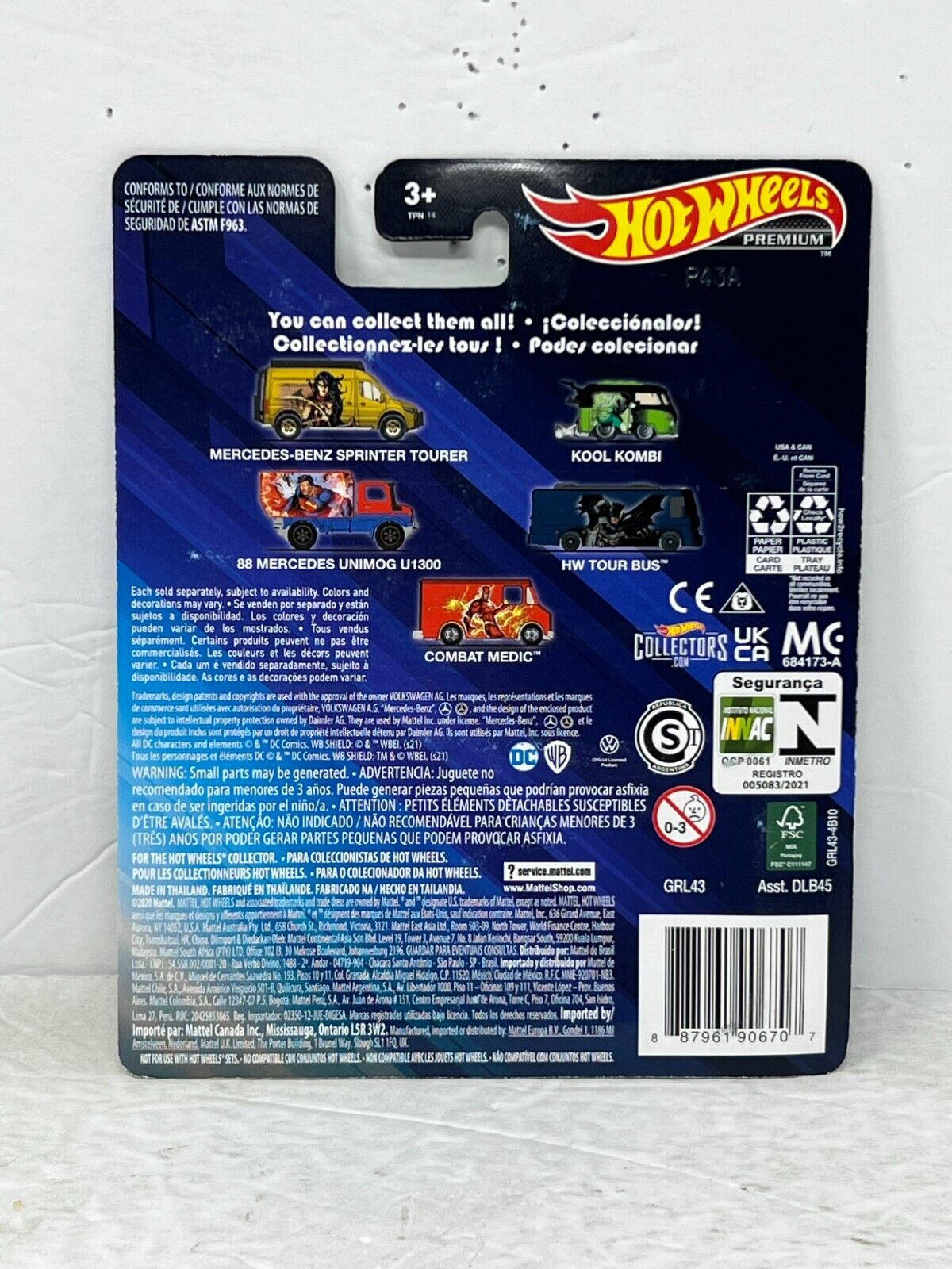 Hot Wheels Premium Green Lantern Kool Kombi POP Culture 1:64 Diecast