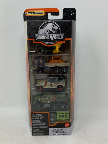 Matchbox 2019 Jurassic World Total Tracker Team 5-Pack 1:64 Diecast