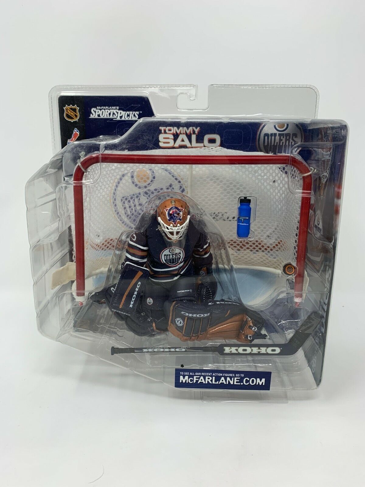 Mcfarlane NHL Tommy Salo Edmonton Oilers Regular Blue Jersey Series 2 Figure