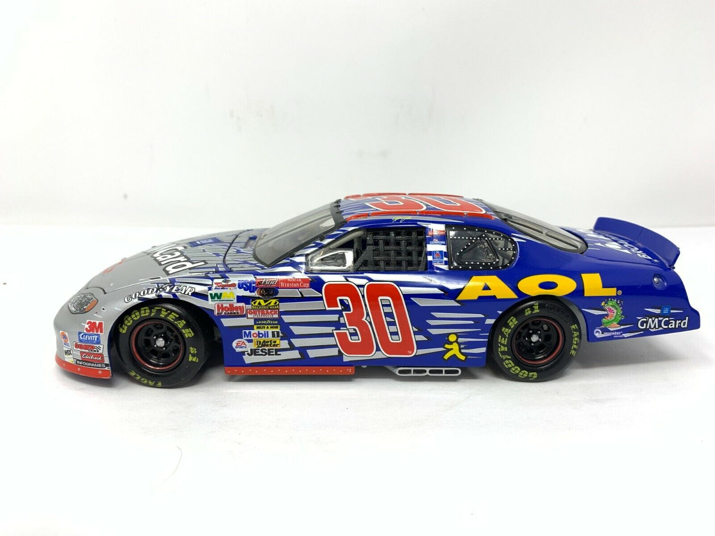 Action Nascar #30 Steve Park AOL GM Card 2003 Monte Carlo 1:24 Diecast