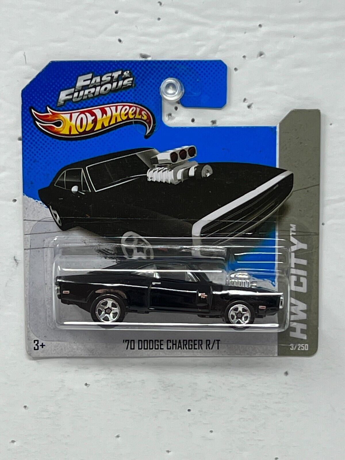 Hot Wheels HW City Fast & Furious '70 Dodge Charger R/T 1:64 Diecast Short Card