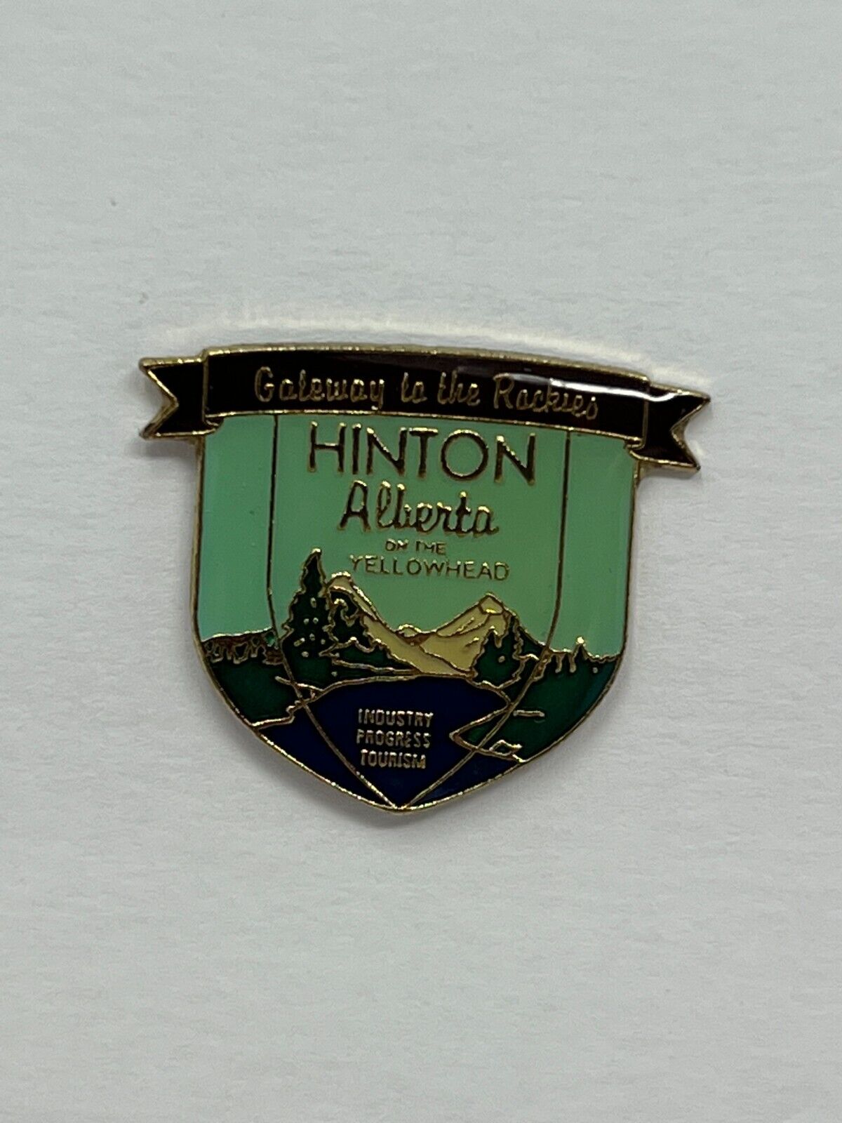 Hinton Alberta Gateway to the Rockies Cities & States Lapel Pin P2