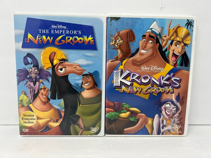 Disney The Emperor's New Groove 1 & 2 (DVD) Collection Lot Good Condition!!!