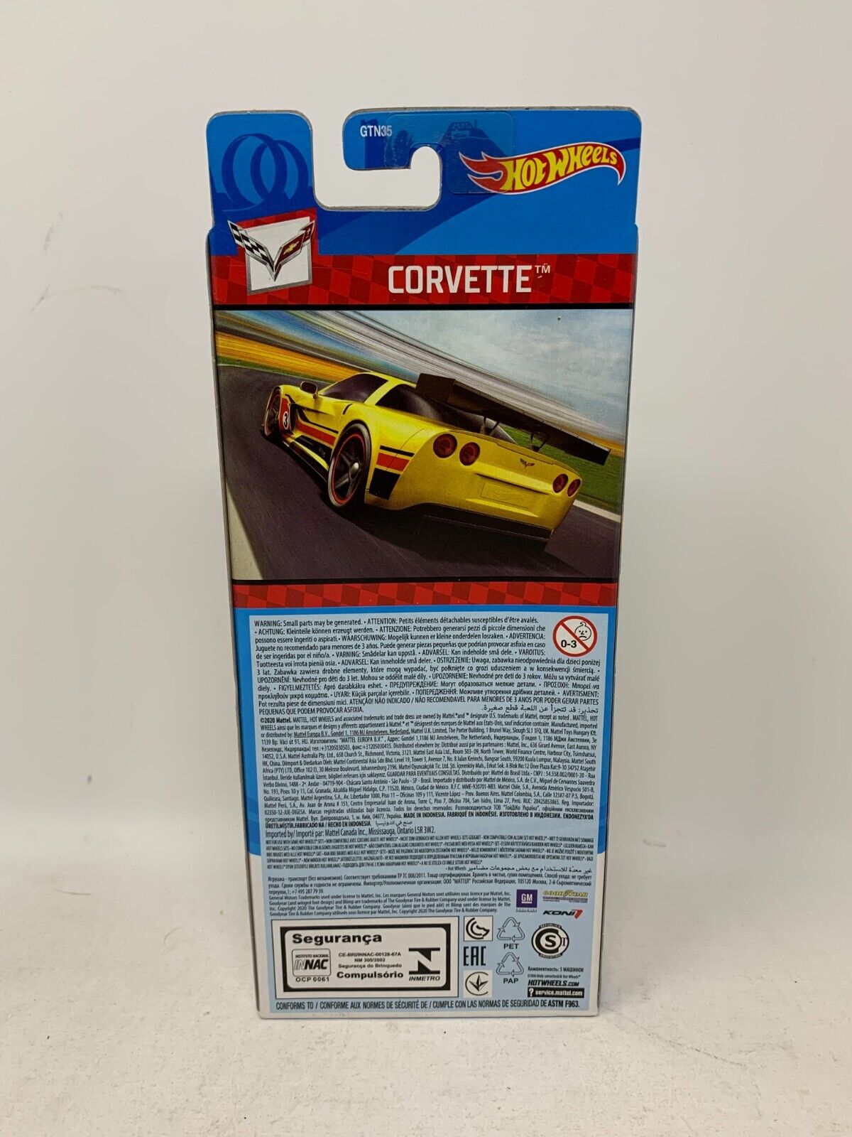 Hot Wheels 2020 Corvette 5-Pack 1:64 Diecast Gift Pack