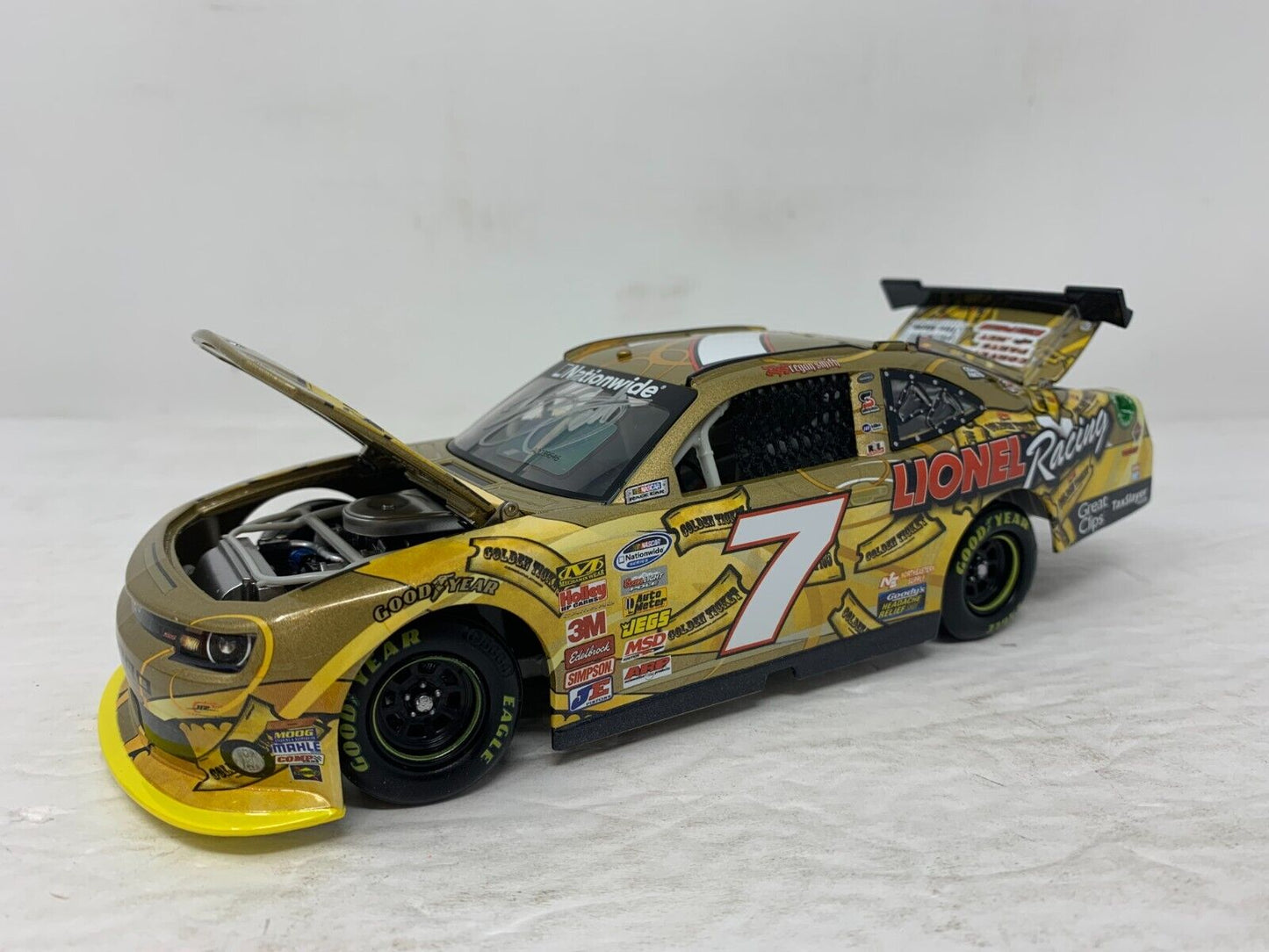 Lionel Racing Nascar #7 Regan Smith Golden Ticket Autographed Camaro 124 Diecast