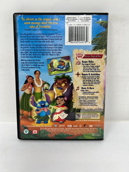 Disney Lilo & Stitch 2 Stitch Has a Glitch (DVD, 2005) Good Condition!!!