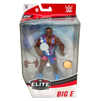 WWE Elite Collection Series 79 Big E Wrestling Action Figure with Tag Team Belt