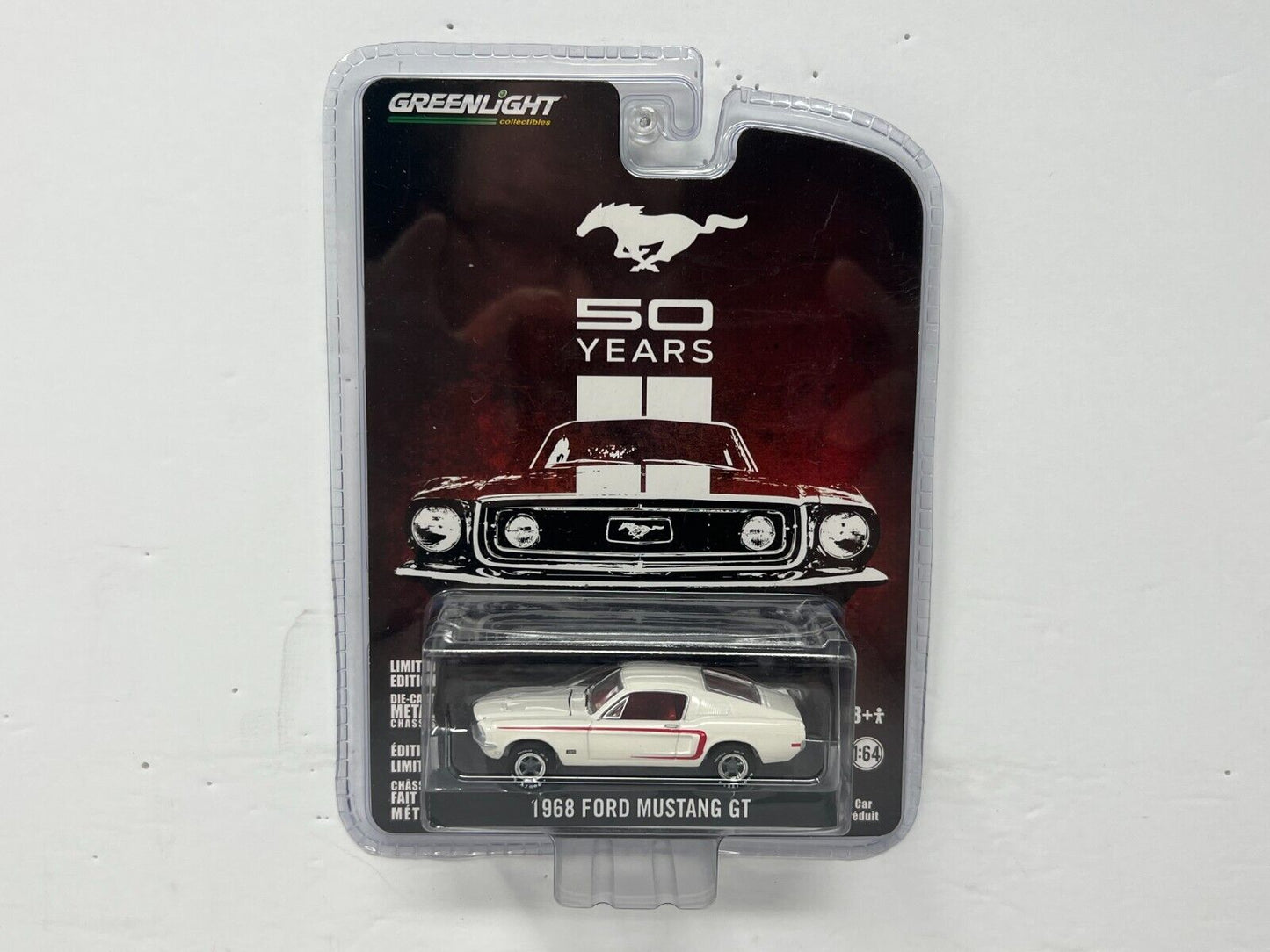 Greenlight Mustang 50 Years 1968 Ford Mustang GT 1:64 Diecast