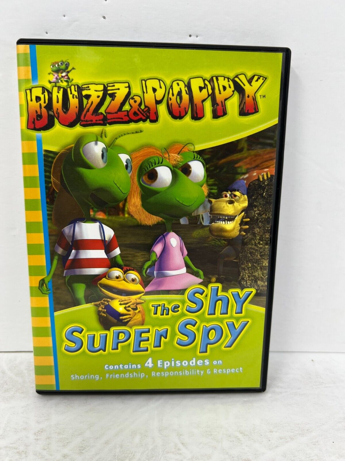 Buzz & Poppy The Shy Super Spy (DVD, 2003) Religious Good Condition!!!