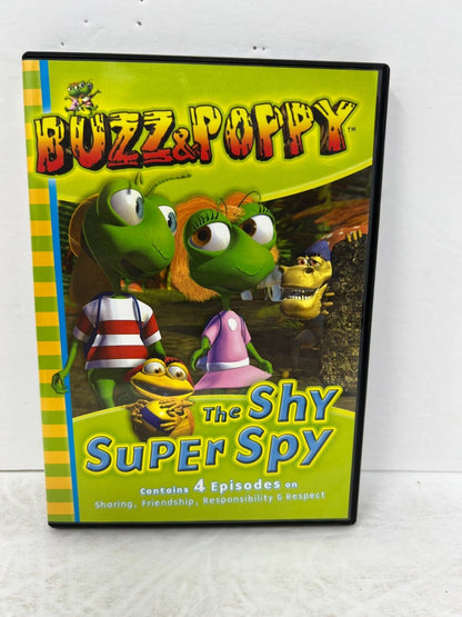 Buzz & Poppy The Shy Super Spy (DVD, 2003) Religious Good Condition!!!