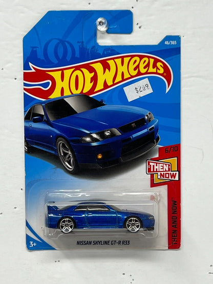 Hot Wheels Then and Now Nissan Skyline GT-R (BCNR33) JDM 1:64 Diecast