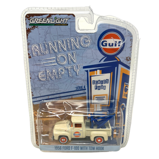 Greenlight Running on Empty Series 4 1956 Ford F-100 with Tow Hook 1:64 Diecast