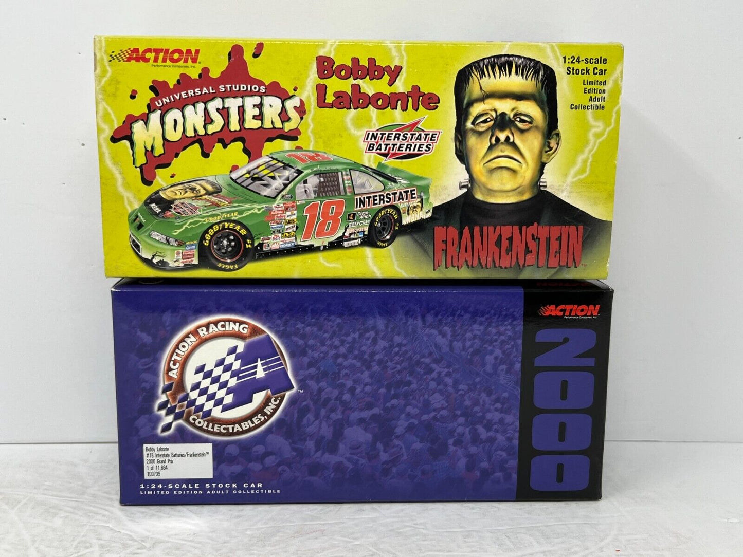 Action Nascar #18 Bobby Labonte Interstate Batteries Frankenstein 1:24 Diecast