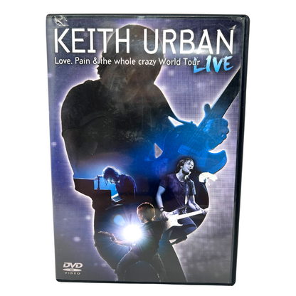 Keith Urban Love, Pain & the Whole Crazy World Tour (DVD, 2008) Music Concert