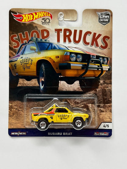 Hot Wheels Shop Trucks Subaru Brat Real Riders 1:64 Diecast