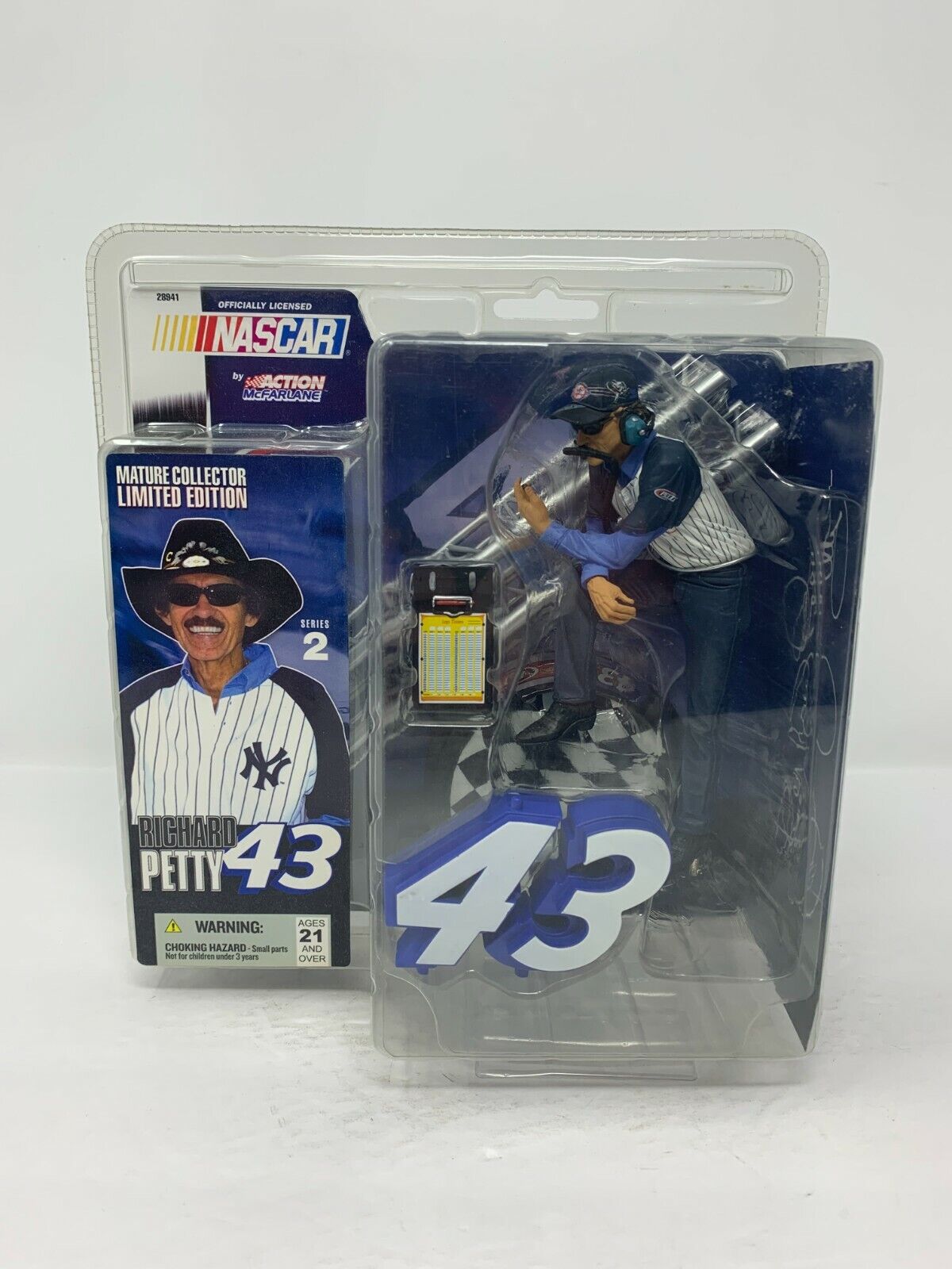 McFarlane Action Nascar Richard Petty # 43 Series 2 Limited Edition Figurine