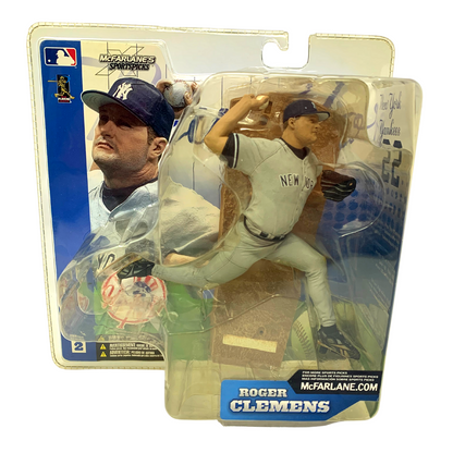 McFarlane MLB Series 2 Roger Clemens New York Yankees Gray Jersey Figurine