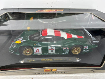 Maisto Porsche 911 GT1 98 Zakspeed Racing GT Racing 1:18 Diecast