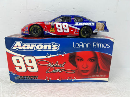 Action Nascar #99 Michael Waltrip Rock n Roll LeAnn Rimes GM Dealer 1:24 Diecast