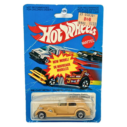 Hot Wheels The Hot Ones '35 Classic Caddy Luxury Sedan 1:64 Diecast Blue Card