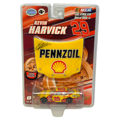 Winner's Circle Nascar Hood Magnet #29 Shell Pennzoil Kevin Harvick 1:64 Diecast