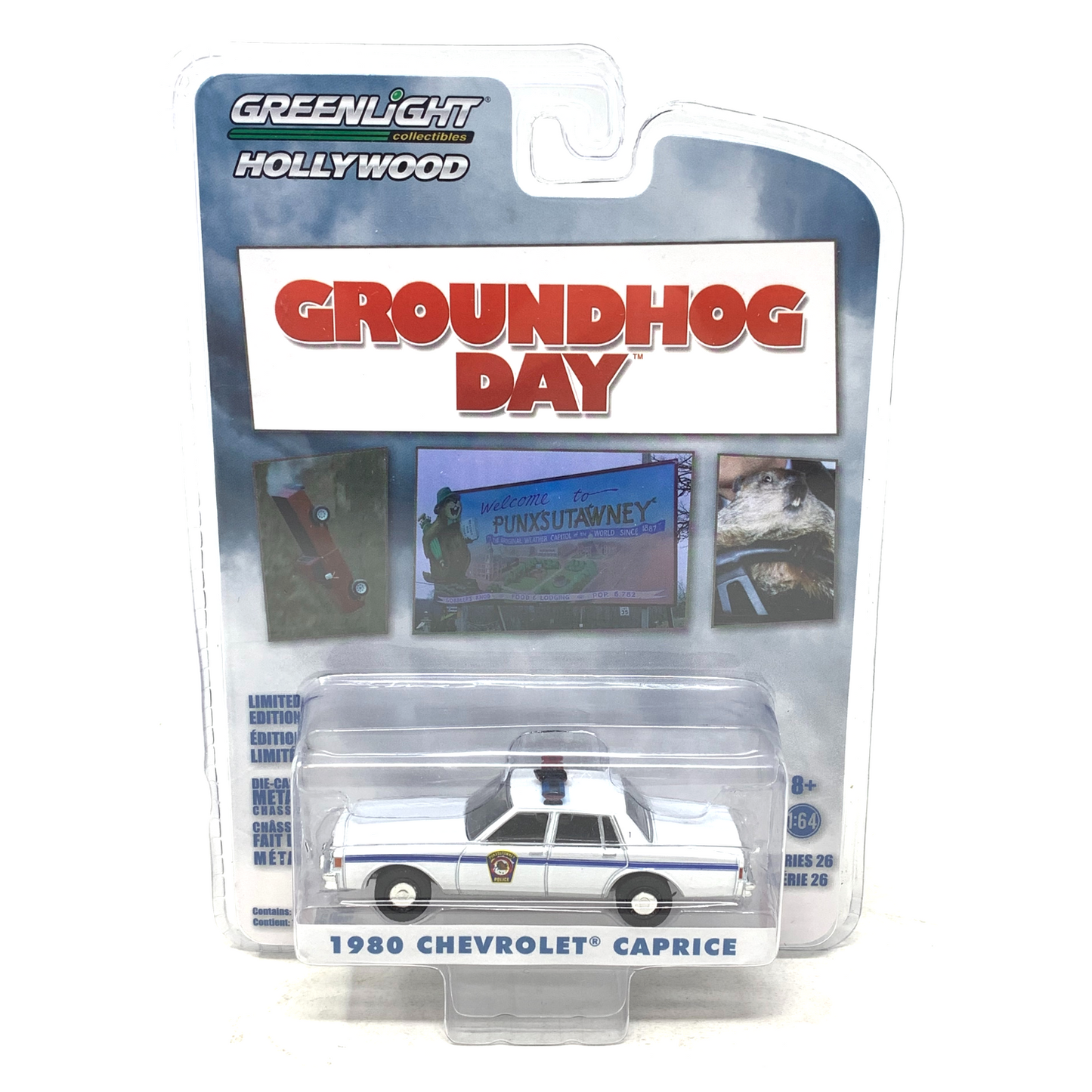 Greenlight Hollywood Groundhog Day 1980 Chevrolet Caprice 1:64 Diecast