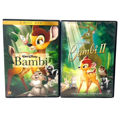 Disney Bambi 1 & 2 (DVD) Collection Lot Good Condition!!!