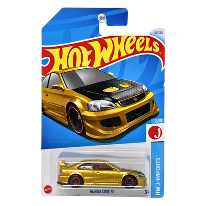 Hot Wheels HW J-Imports Honda Civic Si JDM 1:64 Diecast Gold