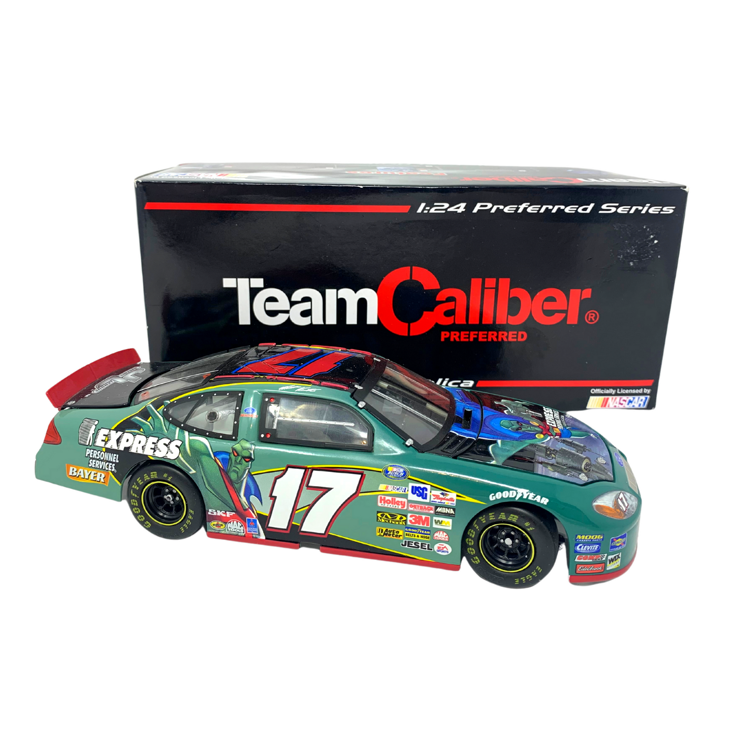 Team Caliber Nascar #17 Matt Kenseth Justice League Ford Taurus 1:24 Diecast